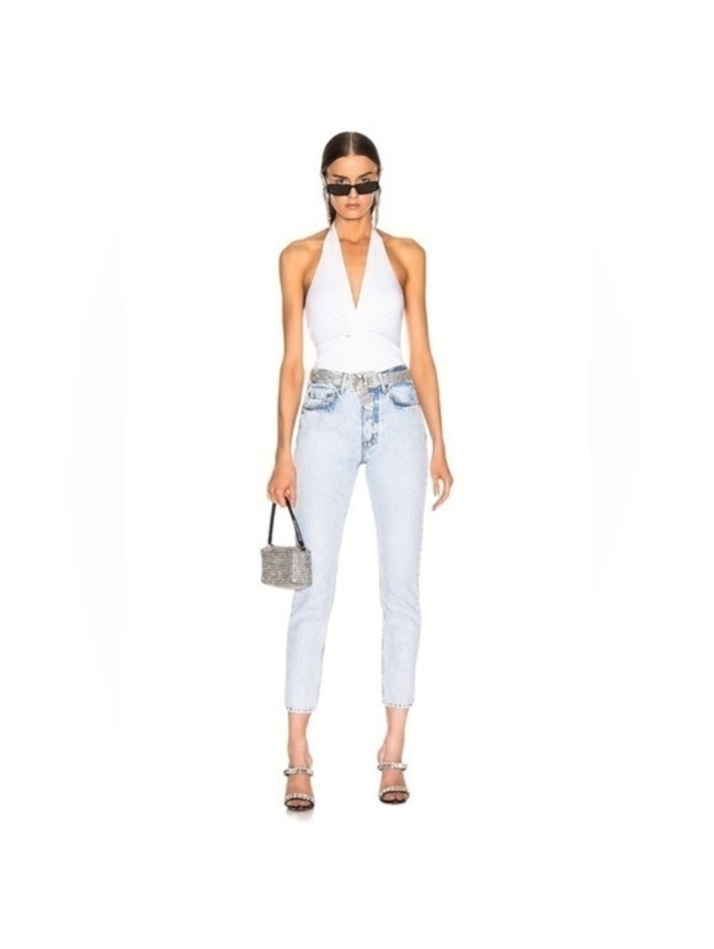 28 GRLFRND Karolina High Rise Skinny Jeans in Never Again
